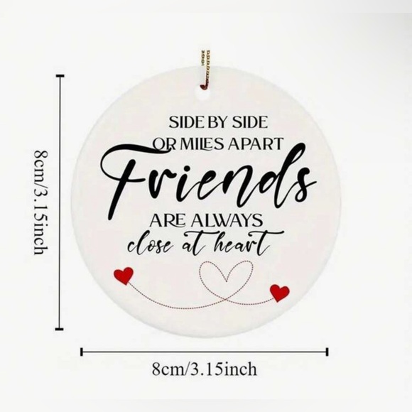 Friends Forever Acrylic Christmas Ornament - Picture 2 of 5